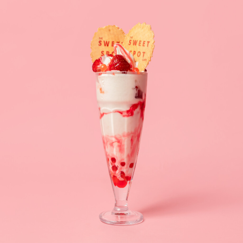 Strawberry City Fresh Fruit Sundae 