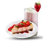 Strawberry Cheesecake Gelato Shake 