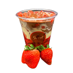 12oz Cup Strawberries With White Chocolate 